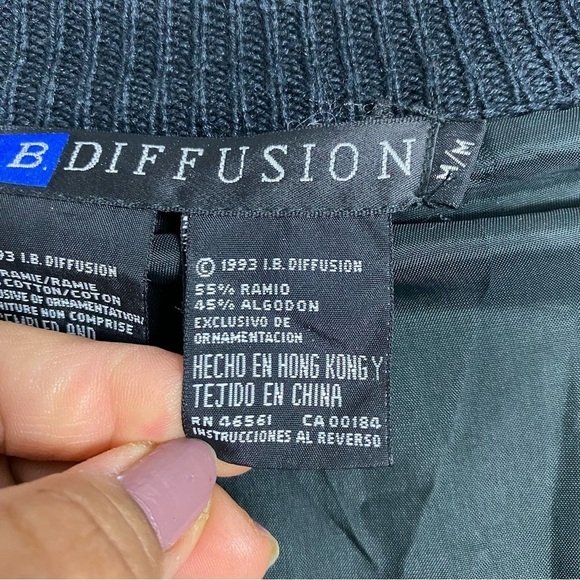 I.B. Diffusion floral symphony cardigan sweater circa 1990s - Picture 11 of 11